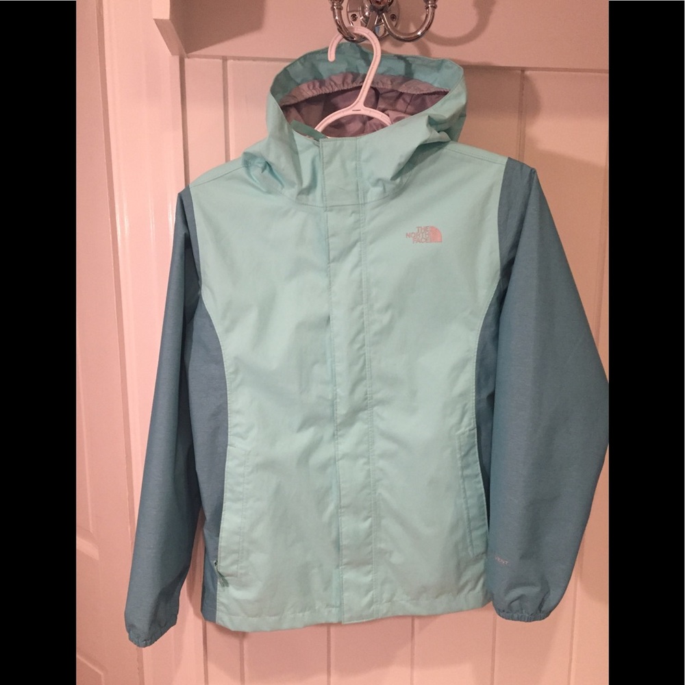 The North Face girls Resolve rain jacket
